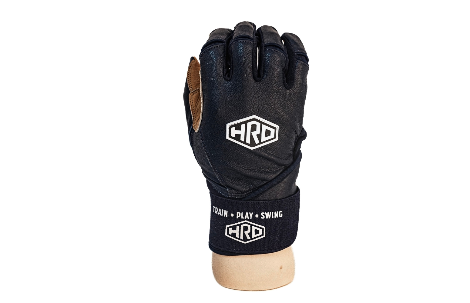 Black Long Cuff Batting Gloves